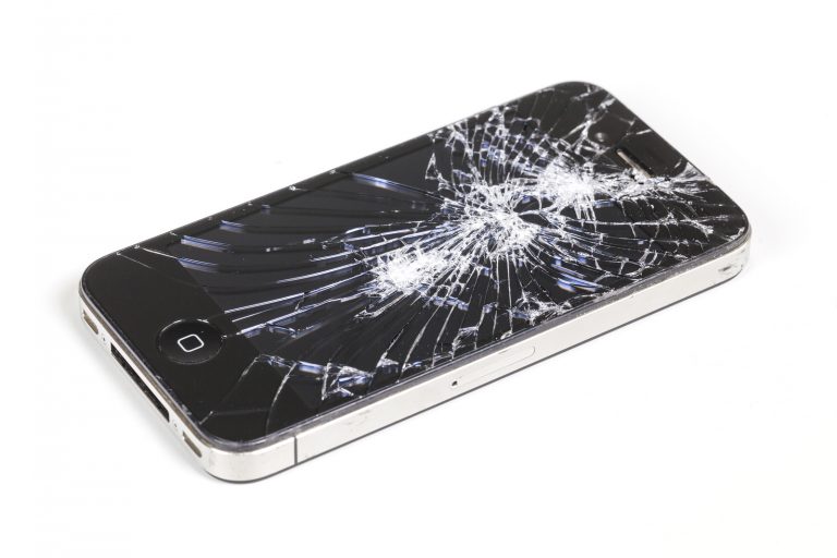 Iphone With Broken Screen